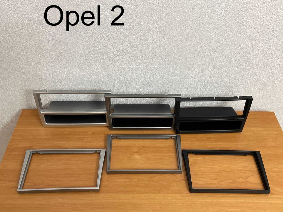 Moldura / Aro / Adaptador de rádio 1/2 din todas as marcas e modelos