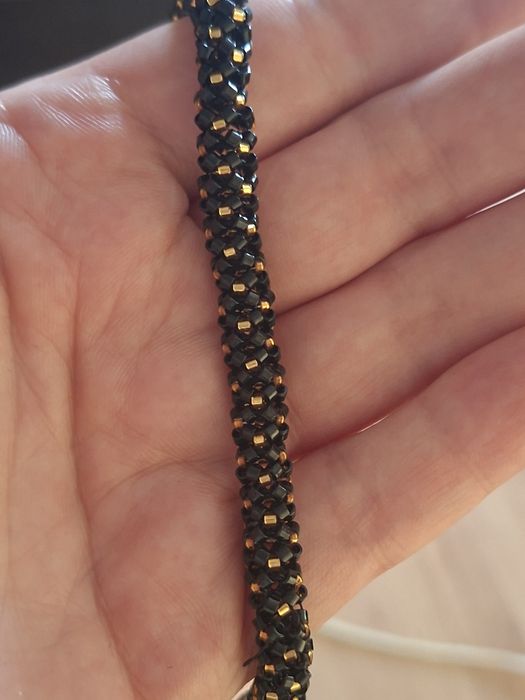 Elegancki łańcuszek do okularów – Ręcznie robiony (Handmade), koraliki Miyuki