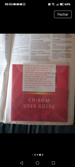 Dictionary English for advanced learners
Dicionário avançado de inglês
Inclui um CD-ROM