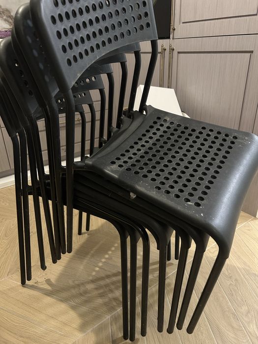 Krzesła Ikea Adde 8 sztuk. 8x krzesło
