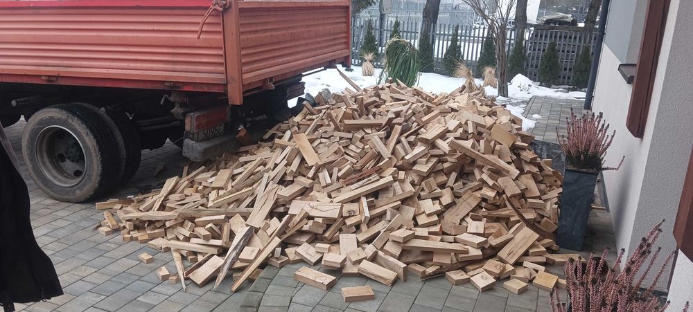 świerk Dąb drewno kominkowe opałowe suche opał, z transportem