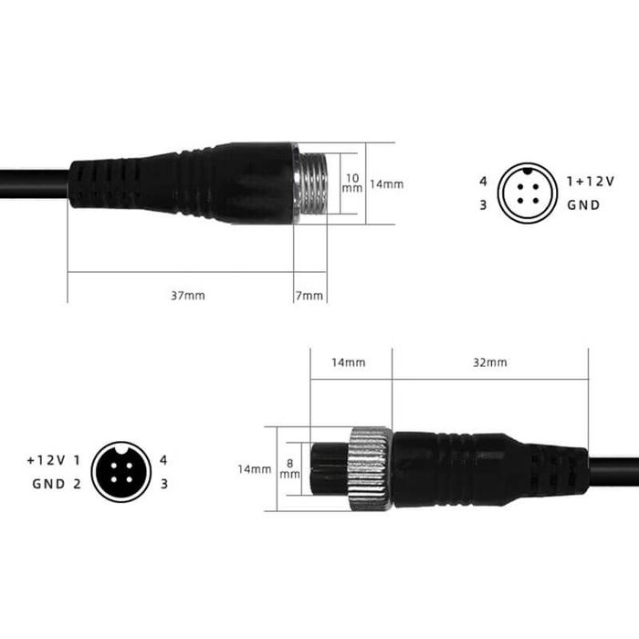 Кабель 4 Pin для камери (3м, 5м, 10м, 15м, 20м)