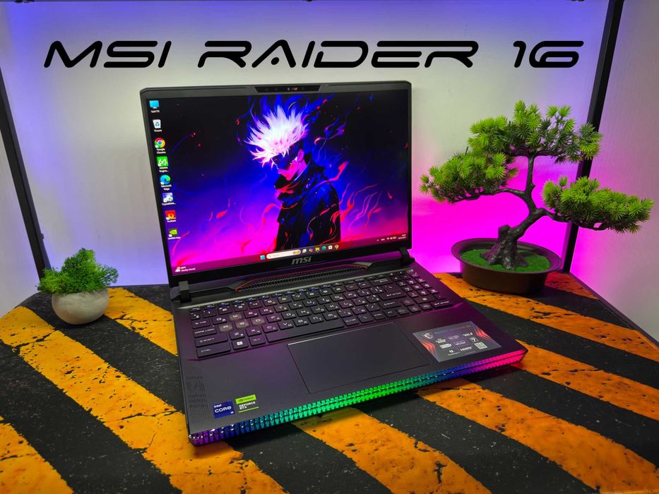 MSI Raider GE68, i9-14900hx, rtx4070, 32gb|2TB, 4k 120hz