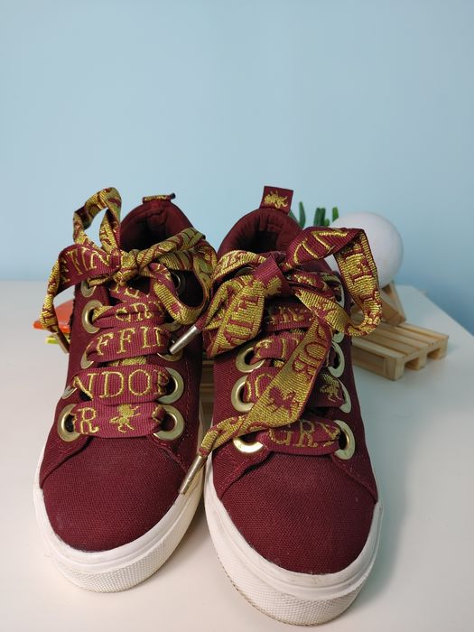 Buty trampki sneakersy płaskie harry potter 36 gryffindor