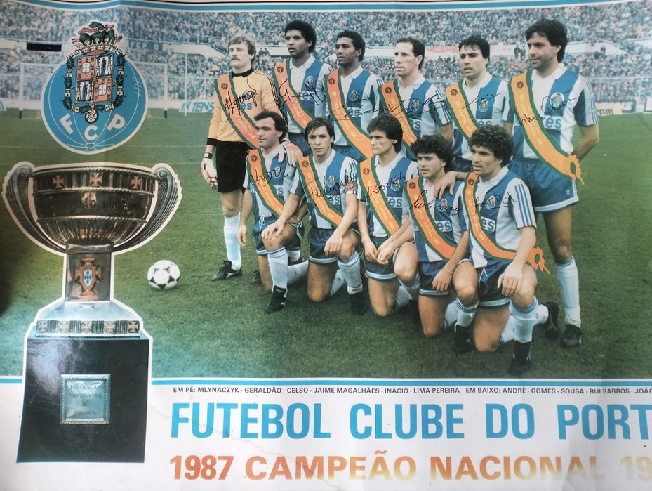 Poster FC Porto Campeão Nacional 1988