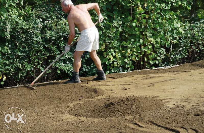 B HUMUS ziemia ogrodowa pod trawnik Wyry Gostyń Paniówki Żory TRANSPOR