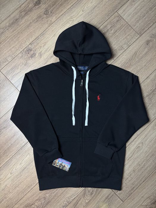 Ralph Lauren Black Zip Hoodie (Bluza)
