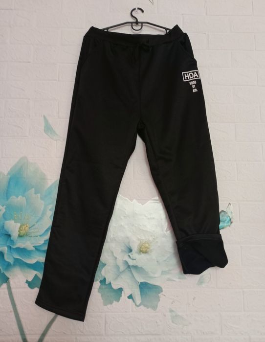 Зимний мужской теплый спортивный костюм с мехом