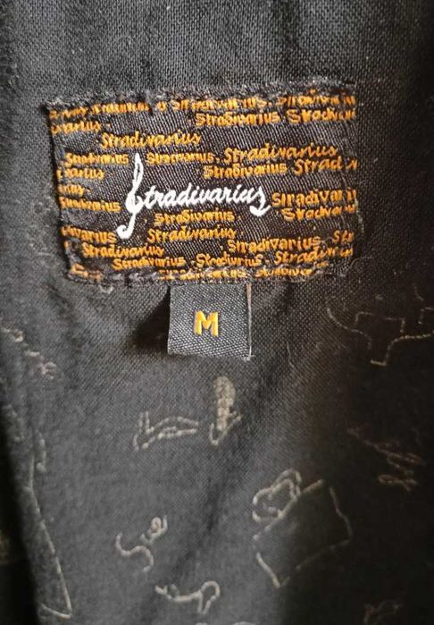 Kurtka ramoneska STRADIVARIUS skóra naturalna M 38