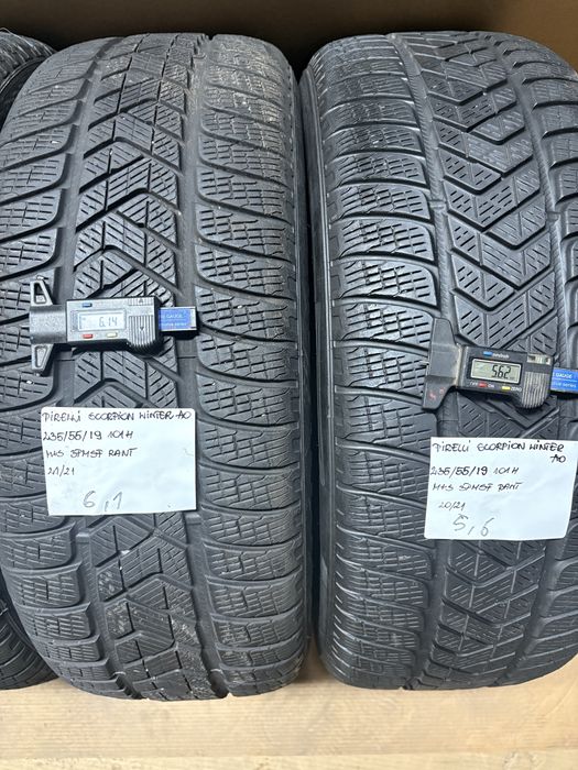 4x 235/55R19 101H PIRELLI SCORPION WINTER opony zimowe M+S 3PMSF RANT AO