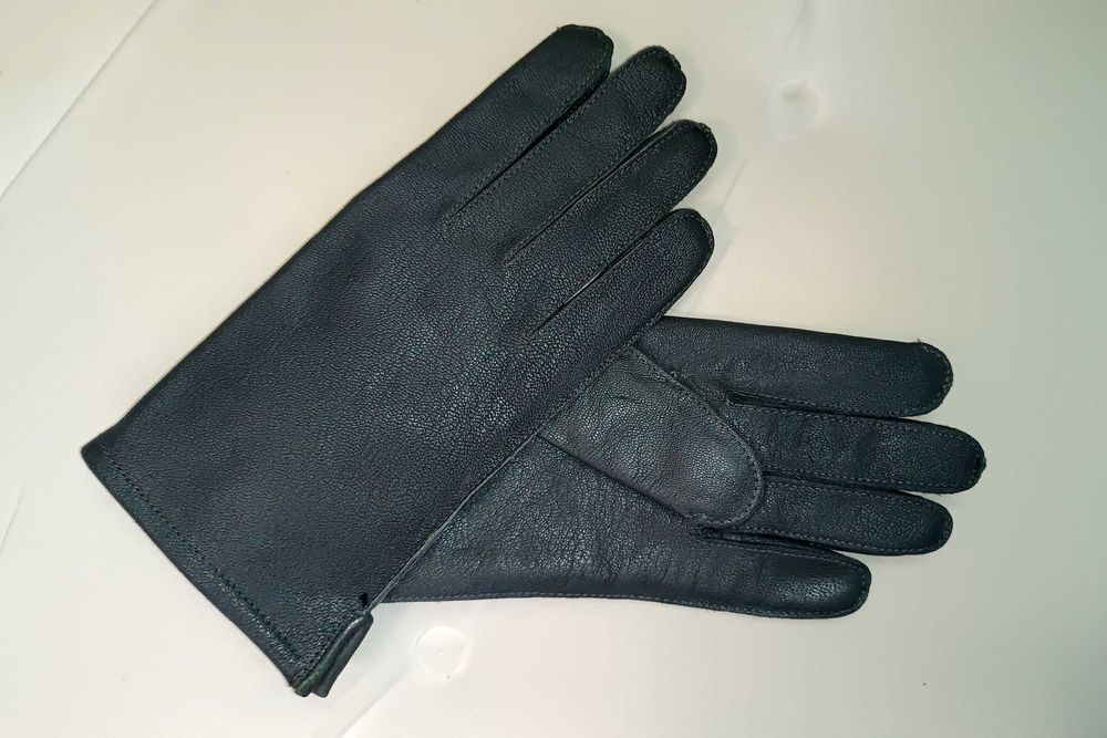 Перчатки из натуральной кожи серые Германия 8.5 (L) размер
