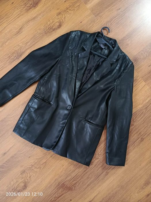 Marynarka z eko skóry M