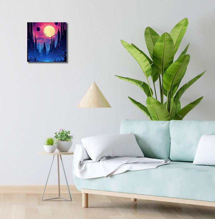 Obraz 30x30cm Gwieździste Miasto