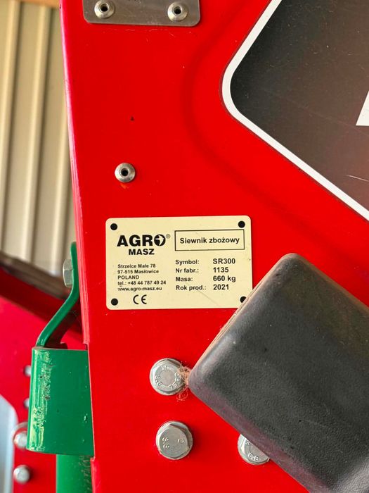 Agromasz POL4 Siewnik agromasz sr300