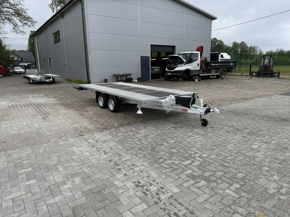 Płaska platforma 450x210cm 2700kg nowa laweta Niewiadów Mars fv 23% leasing raty