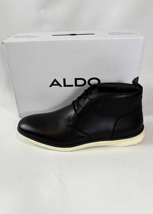 Чоловічі шкіряні напівчеревики туфлі на шнурівці ALDO Clinton 47 розмір