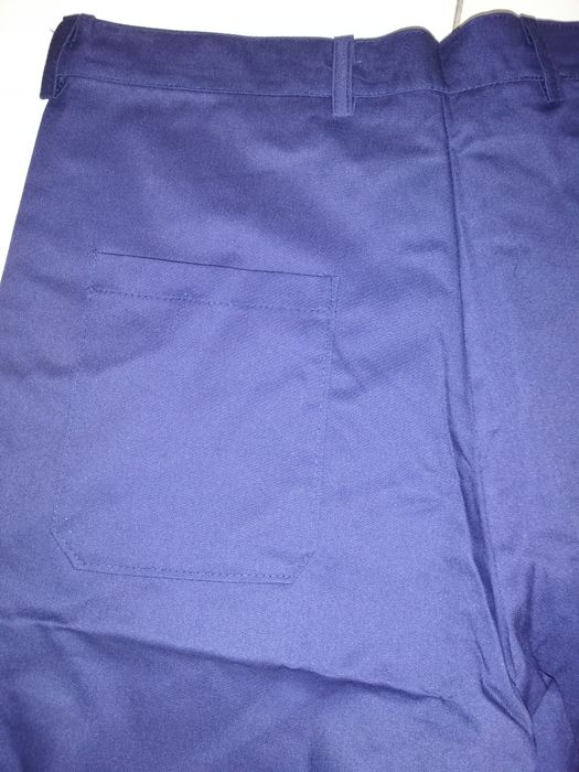 Calção multibolsos azul tamanho 42