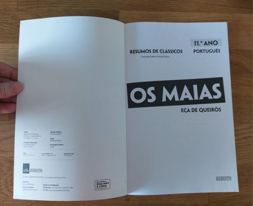 Livro resumo sobre Os Maias