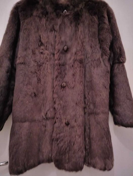 Brązowe futerko z królika