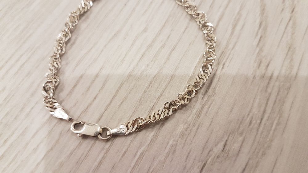 Srebrna bransoletka damska 925