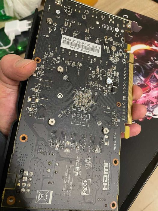 RX580 8Gb 2048SP 256 bit видеокарта