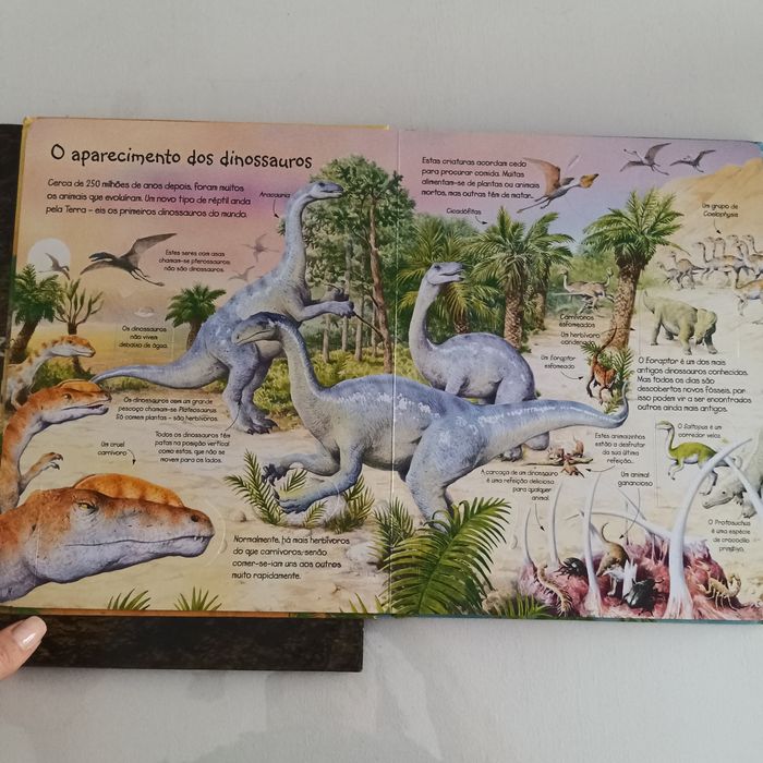 Espreita o mundo dos dinossauros/explorar