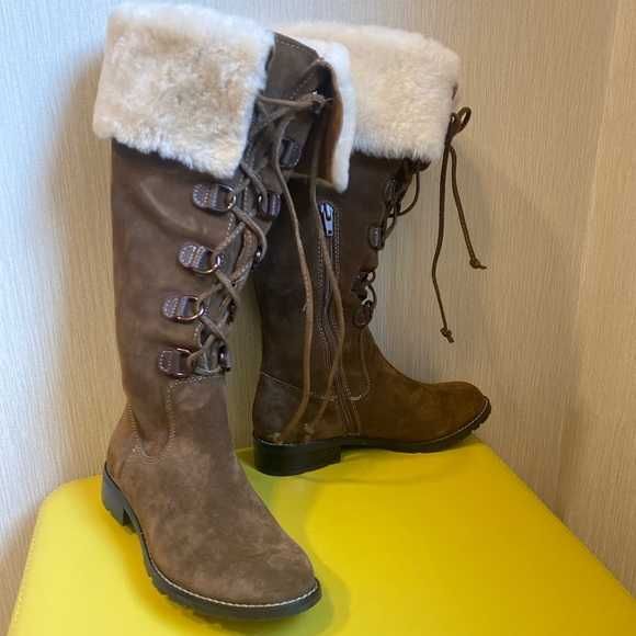 Замшеві жіночі чоботи Soft Boots (оригінал від Softt).