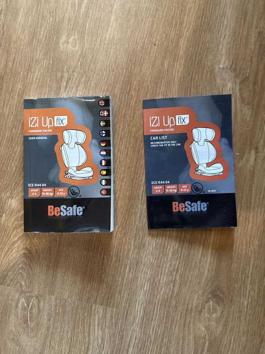 Cadeira de carro “be safe izi up fix”