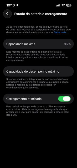 iPhone 14 128GB – Branco – Bateria 86%