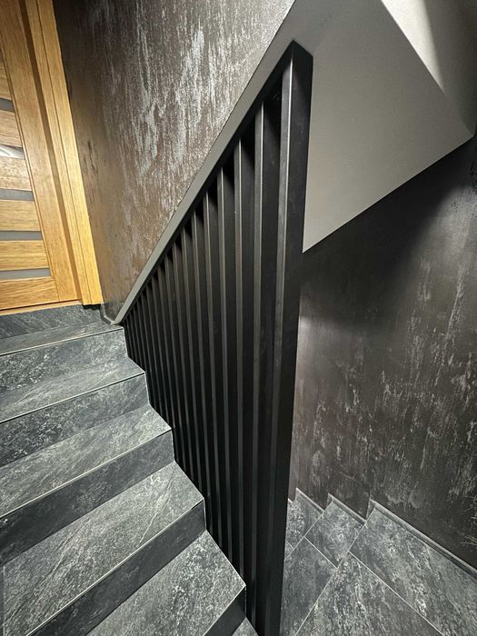 Barierka lamelowa, poręcz, balustrada schodowa