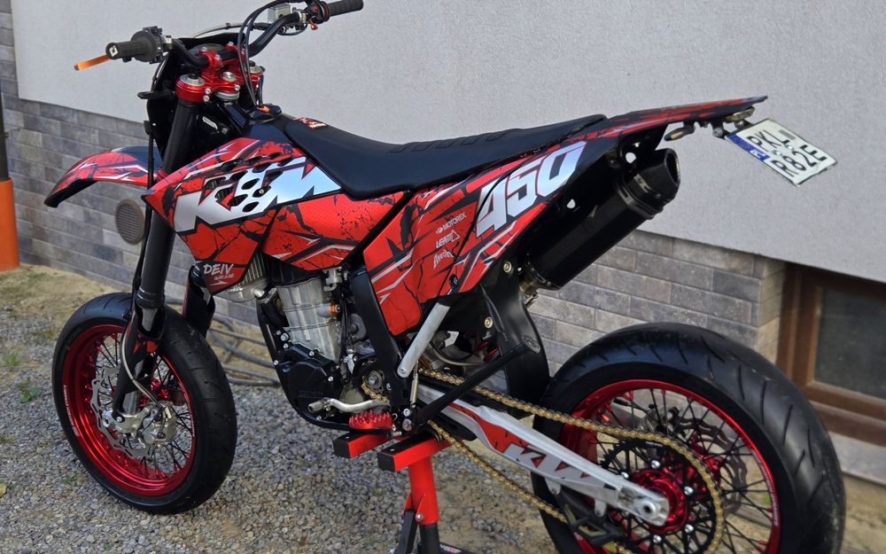 KTM exc 450 po remoncie supermoto sm super moto husqvarna husaberg remont 500