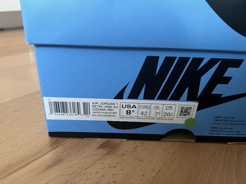 air jordan 1 high unc toe