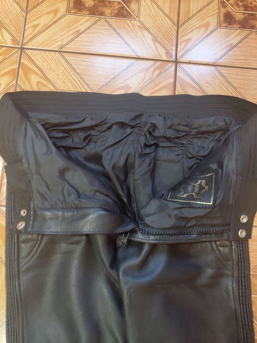 Мотоштаны кожаные размер М