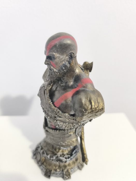 Busto spartan  premium pintado à mão