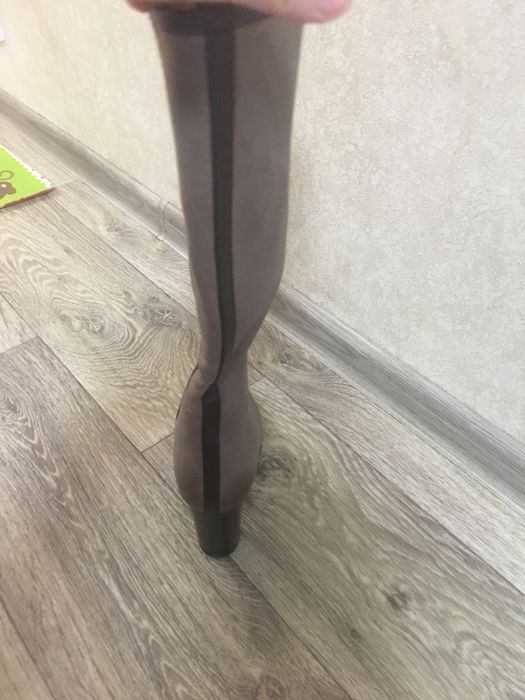 Сапоги женские кожаные