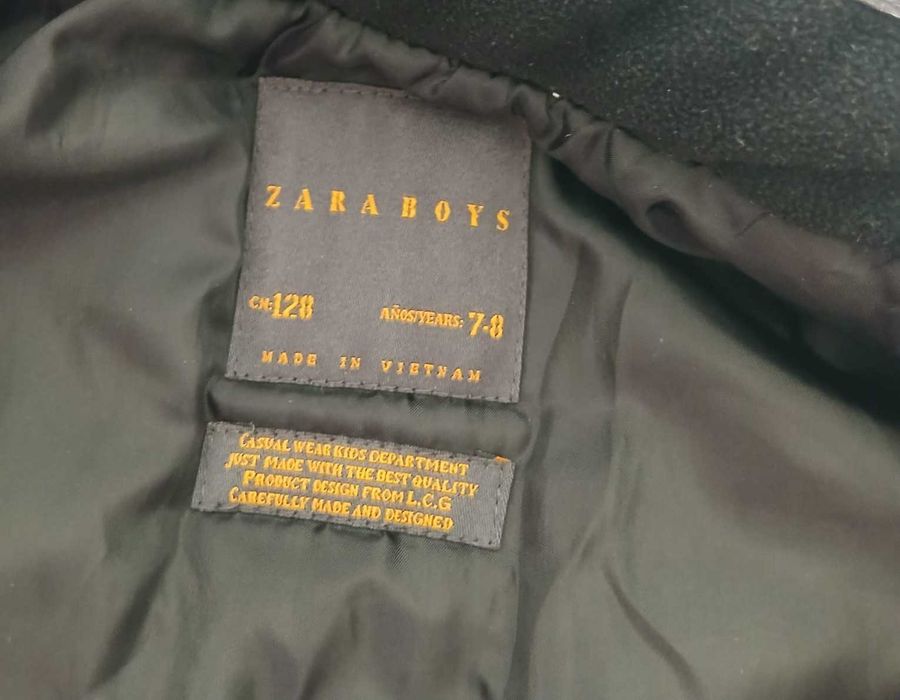 Casaco de Inverno Zara Boys – Menino 7/8 anos