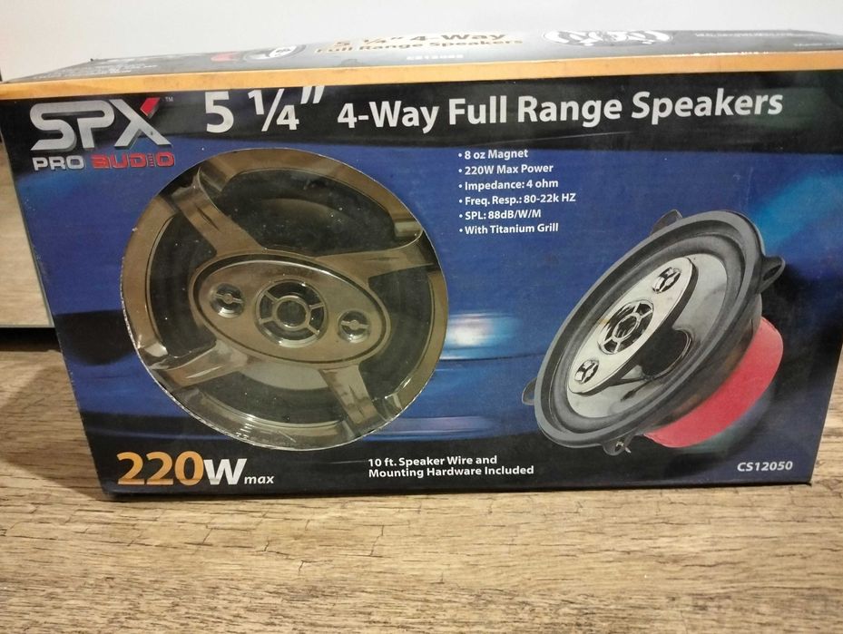 Głośniki samochodowe SPX 220W