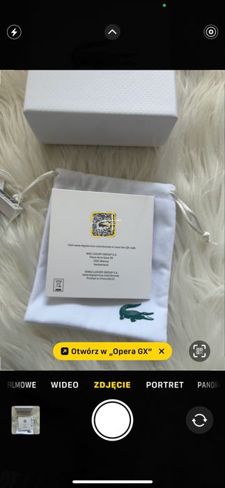 Srebrna bransoletka lacosta