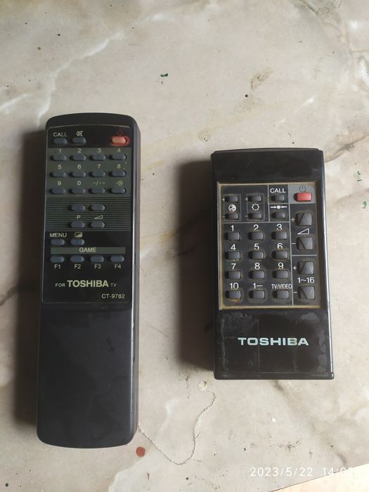 Продам пульты управления Toshiba ретро