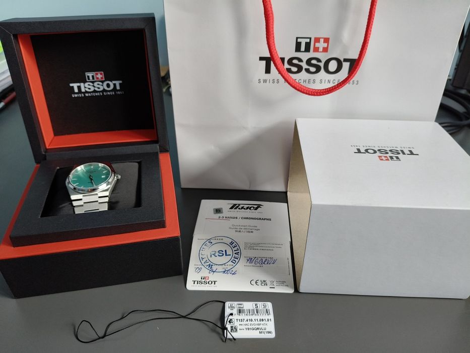 Tissot PRX 40mm “Tiffany Blue” full set - pełen zestaw, nowy