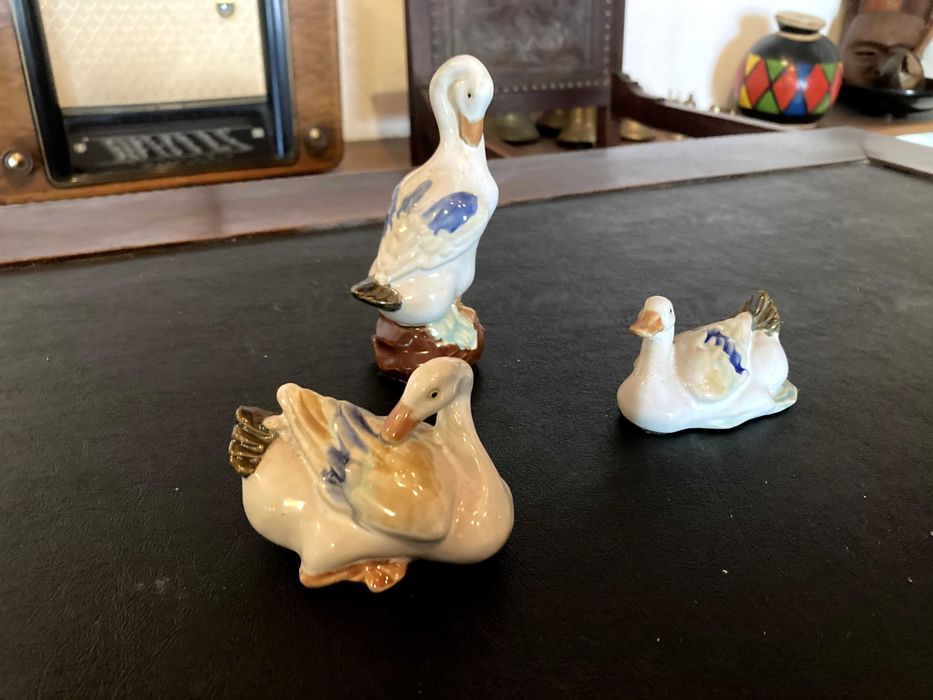 Patos em porcelana chinesa