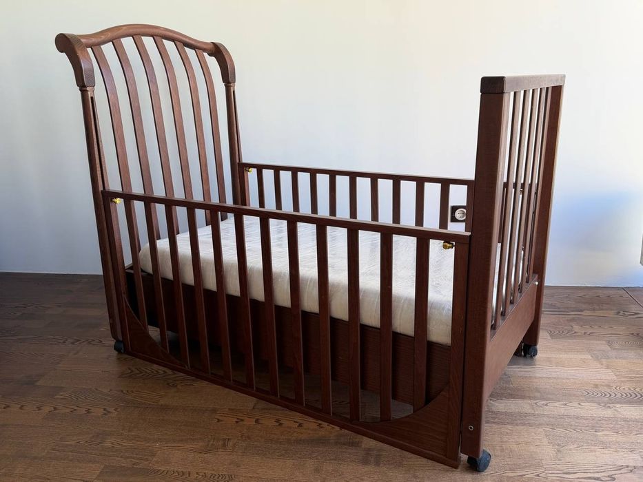 Кроватка детская Baby Italia/Ліжко дитяче Baby Italia , дитячий матрац