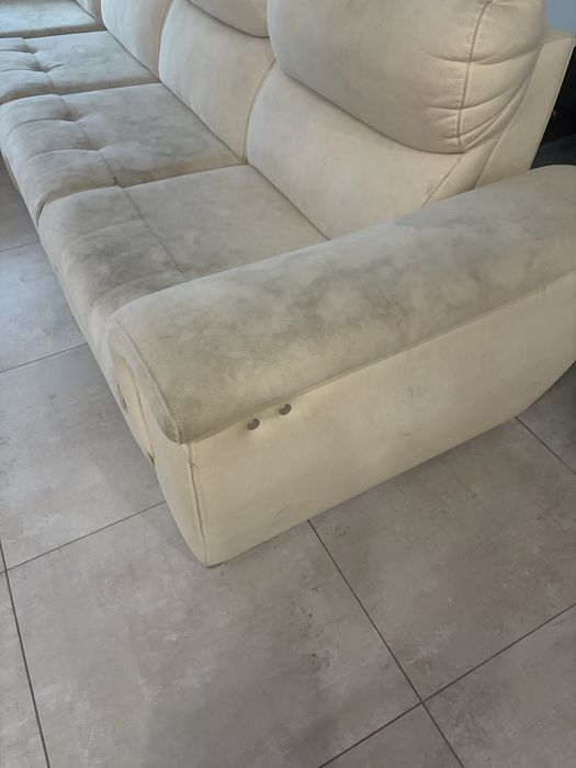 Sofa 3 lugares com chaise long usado
