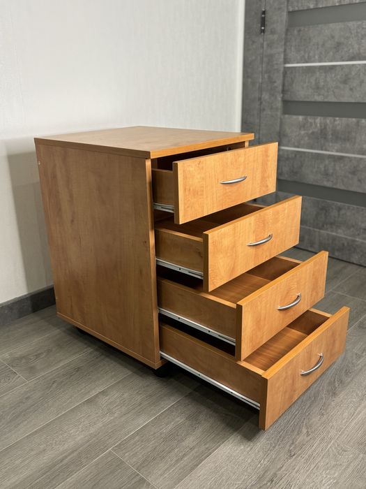 Офісна тумба на 4 глибокі шухляди (45×52×63 см)