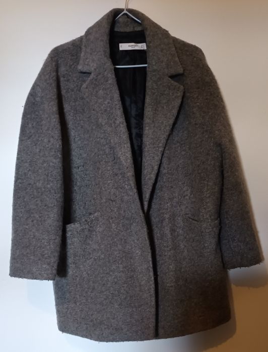 Casaco mango s cinza