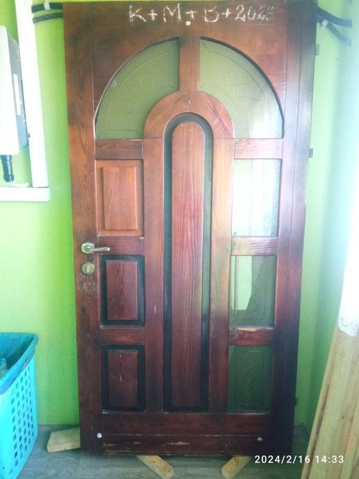 Drzwi drewniane zewnętrzne