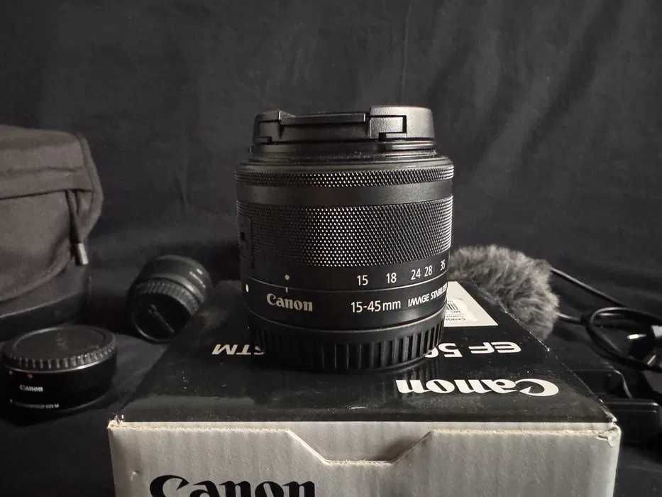 Canon EOS M50 - 2 obiektywy