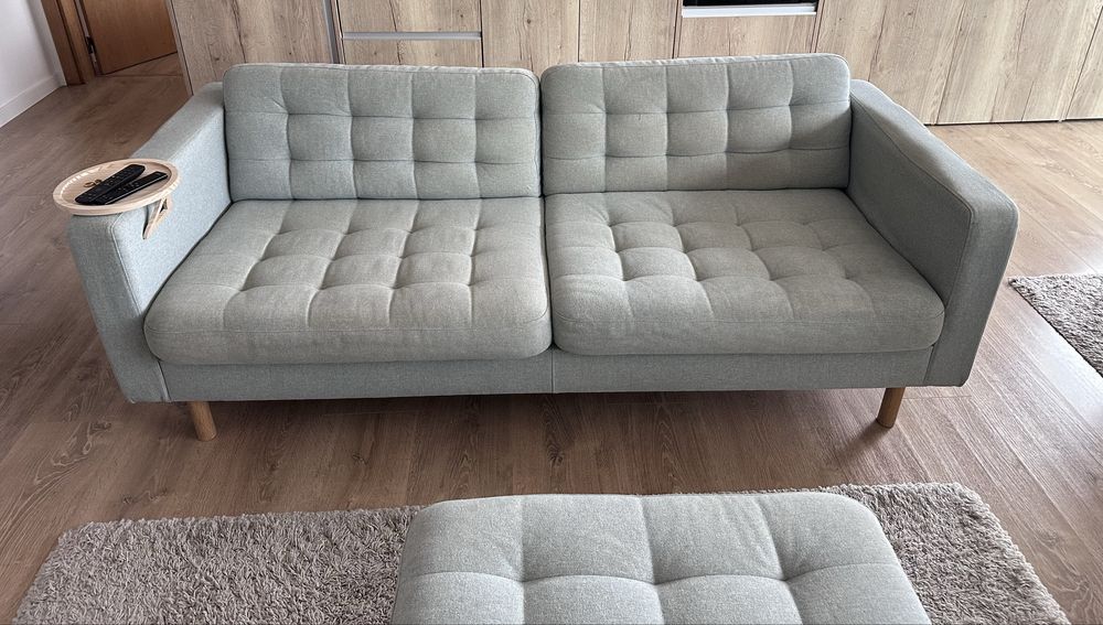 Sofá IKEA LANDSKRONA + Repousa Pés