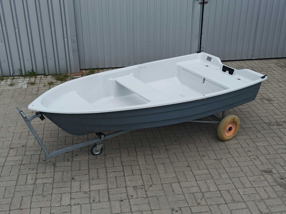 Łódka wędkarska, motorowo-wiosłowa AGATA 310, dwupłaszczowa, POLMIR