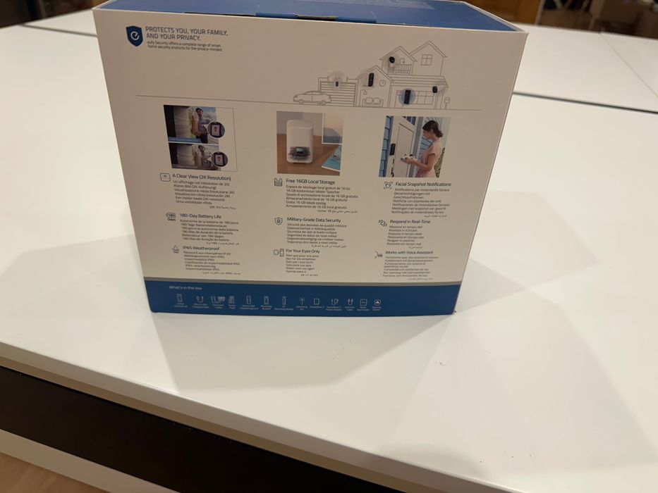 Vídeo porteiro Eufy Security 2K - Campainha Inteligente - Novo